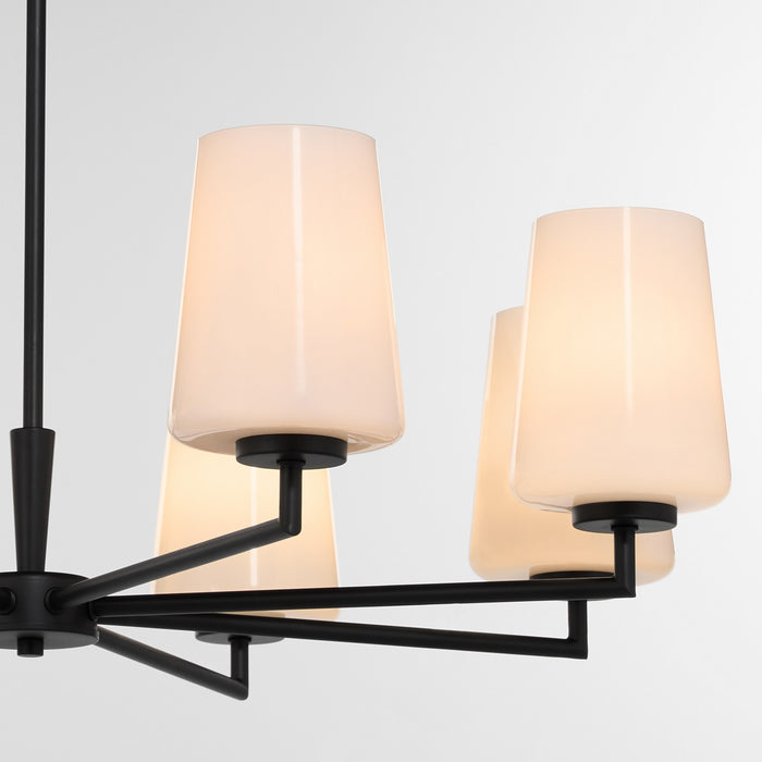 Myhouse Lighting Quorum - 6204-8-259 - Eight Light Chandelier - Goodwin - Matte Black