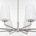 Myhouse Lighting Quorum - 6204-8-265 - Eight Light Chandelier - Goodwin - Satin Nickel