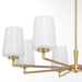 Myhouse Lighting Quorum - 6204-8-280 - Eight Light Chandelier - Goodwin - Aged Brass