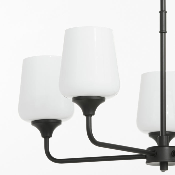 Myhouse Lighting Quorum - 6313-5-259 - Five Light Chandelier - Raymond - Matte Black