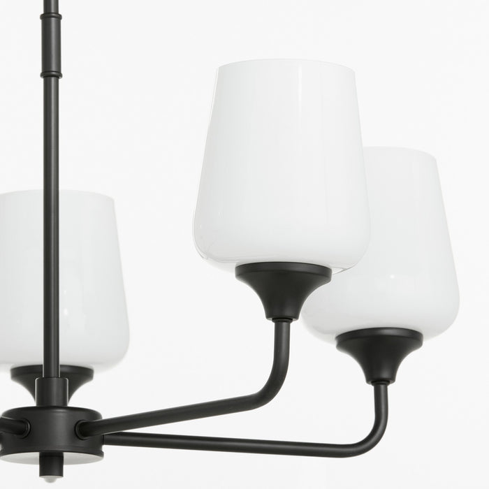 Myhouse Lighting Quorum - 6313-5-259 - Five Light Chandelier - Raymond - Matte Black