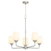 Myhouse Lighting Quorum - 6313-5-265 - Five Light Chandelier - Raymond - Satin Nickel