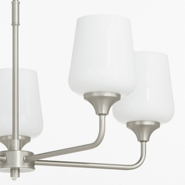 Myhouse Lighting Quorum - 6313-5-265 - Five Light Chandelier - Raymond - Satin Nickel