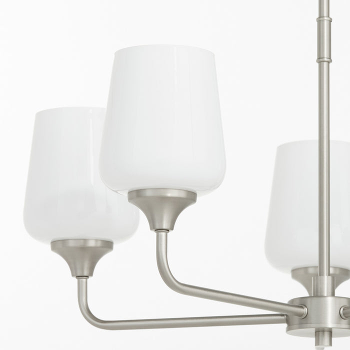 Myhouse Lighting Quorum - 6313-5-265 - Five Light Chandelier - Raymond - Satin Nickel