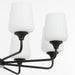 Myhouse Lighting Quorum - 6313-8-259 - Eight Light Chandelier - Raymond - Matte Black