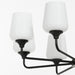 Myhouse Lighting Quorum - 6313-8-259 - Eight Light Chandelier - Raymond - Matte Black