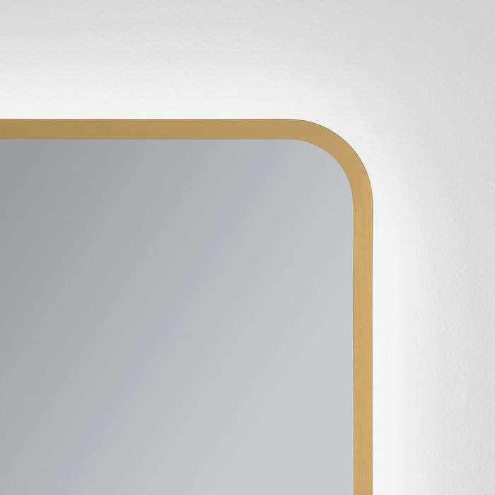 Myhouse Lighting Quorum - 92-2436-47 - LED Mirror - Aero - Brushed Brass