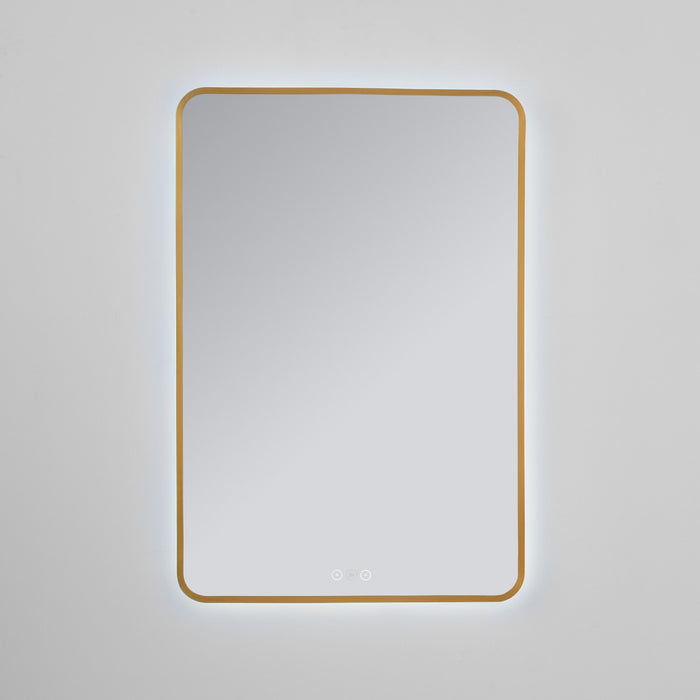 Myhouse Lighting Quorum - 92-2436-47 - LED Mirror - Aero - Brushed Brass
