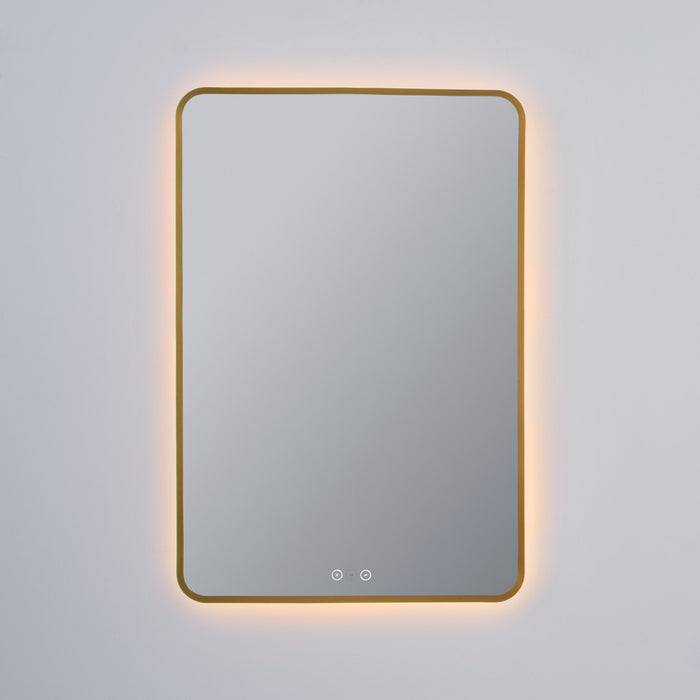Myhouse Lighting Quorum - 92-2436-47 - LED Mirror - Aero - Brushed Brass