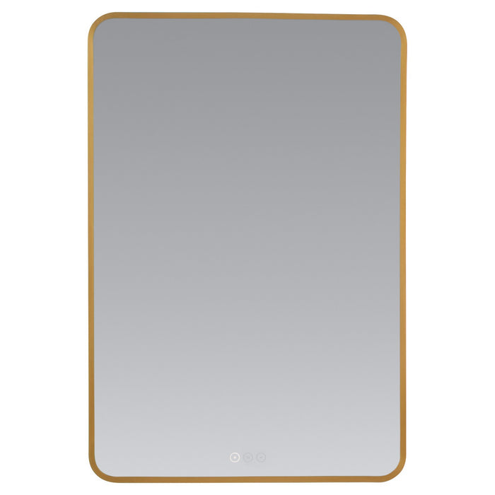 Myhouse Lighting Quorum - 92-2436-47 - LED Mirror - Aero - Brushed Brass