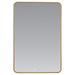 Myhouse Lighting Quorum - 92-2436-47 - LED Mirror - Aero - Brushed Brass
