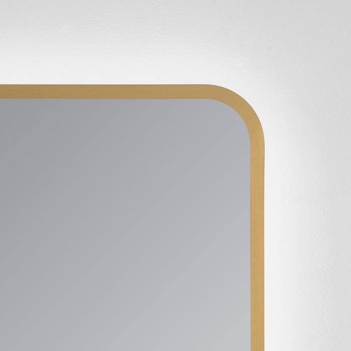 Myhouse Lighting Quorum - 92-2436-47 - LED Mirror - Aero - Brushed Brass