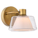 Myhouse Lighting Quorum - 524-47 - LED Sconce - Franco - Brushed Brass