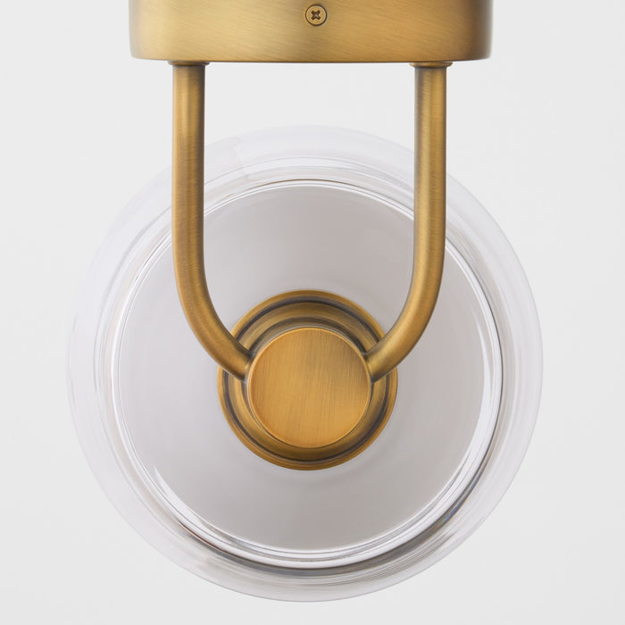 Myhouse Lighting Quorum - 524-47 - LED Sconce - Franco - Brushed Brass