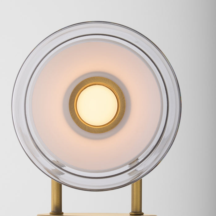 Myhouse Lighting Quorum - 524-47 - LED Sconce - Franco - Brushed Brass