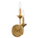 Myhouse Lighting Quorum - 555-2-47 - Two Light Wall Mount - Livingston - Brushed Brass