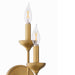 Myhouse Lighting Quorum - 555-2-47 - Two Light Wall Mount - Livingston - Brushed Brass