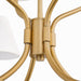 Myhouse Lighting Quorum - 6216-8-47 - Eight Light Chandelier - Sophia - Brushed Brass