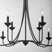 Myhouse Lighting Quorum - 655-8-36 - Eight Light Chandelier - Livingston - Bronze
