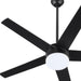 Myhouse Lighting Quorum - 65525-59 - 52" LED Fan - Sedgwick - Matte Black