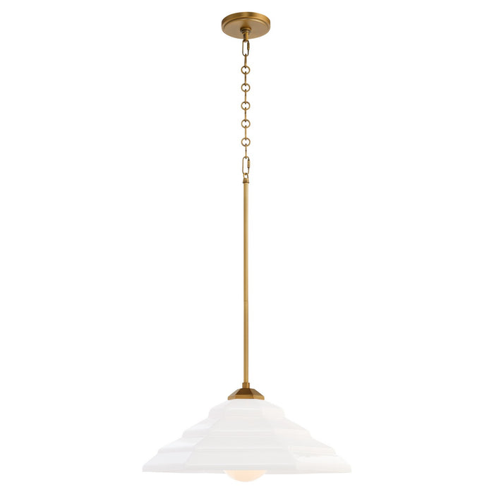 Myhouse Lighting Quorum - 8107-20-47 - Pendant - Rainier - Brushed Brass