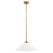 Myhouse Lighting Quorum - 8107-20-47 - Pendant - Rainier - Brushed Brass