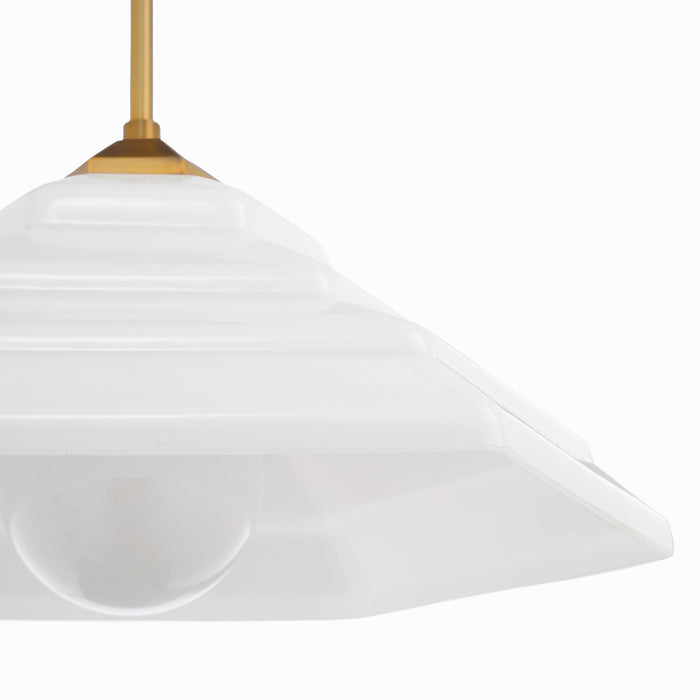 Myhouse Lighting Quorum - 8107-20-47 - Pendant - Rainier - Brushed Brass