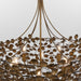 Myhouse Lighting Quorum - 8204-8-46 - Eight Light Pendant - Privet - Natural Brass