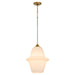 Myhouse Lighting Quorum - 836-14-247 - Pendant - Stewart - Brushed Brass