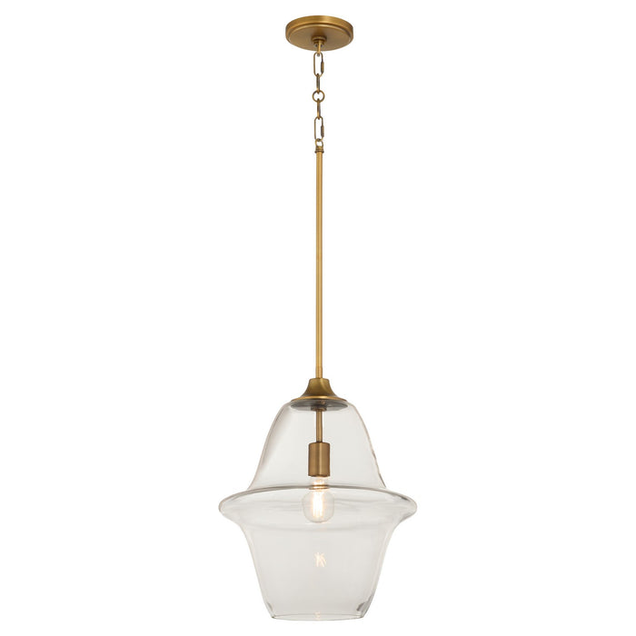 Myhouse Lighting Quorum - 836-14-47 - Pendant - Stewart - Brushed Brass