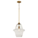 Myhouse Lighting Quorum - 836-14-47 - Pendant - Stewart - Brushed Brass
