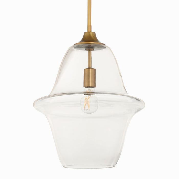 Myhouse Lighting Quorum - 836-14-47 - Pendant - Stewart - Brushed Brass
