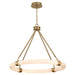 Myhouse Lighting Quorum - 3-885-40 - LED Pendant - Virtue - Aged Brass
