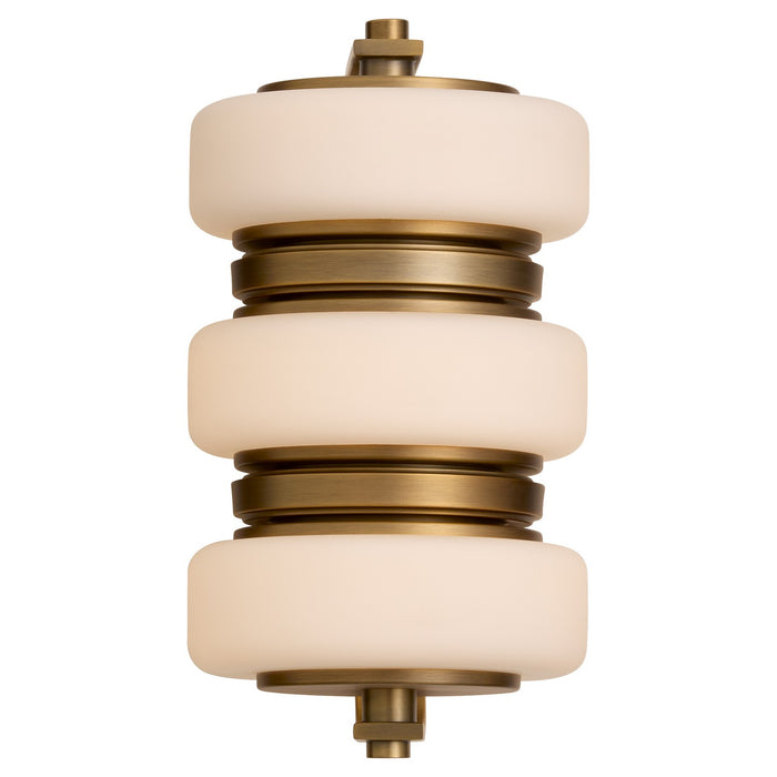 Myhouse Lighting Quorum - 3-40-56 - LED Wall Mount - Favo - Brushed Brass