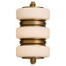 Myhouse Lighting Quorum - 3-40-56 - LED Wall Mount - Favo - Brushed Brass