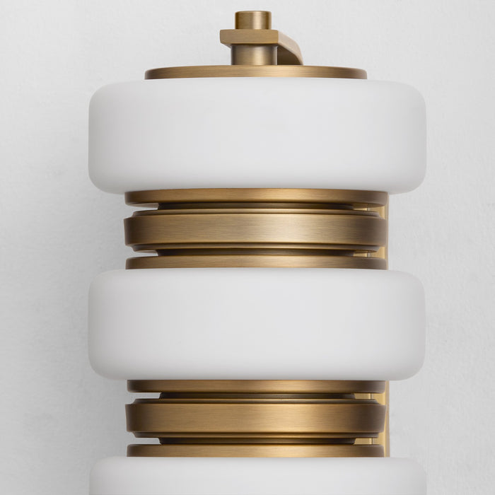 Myhouse Lighting Quorum - 3-40-56 - LED Wall Mount - Favo - Brushed Brass