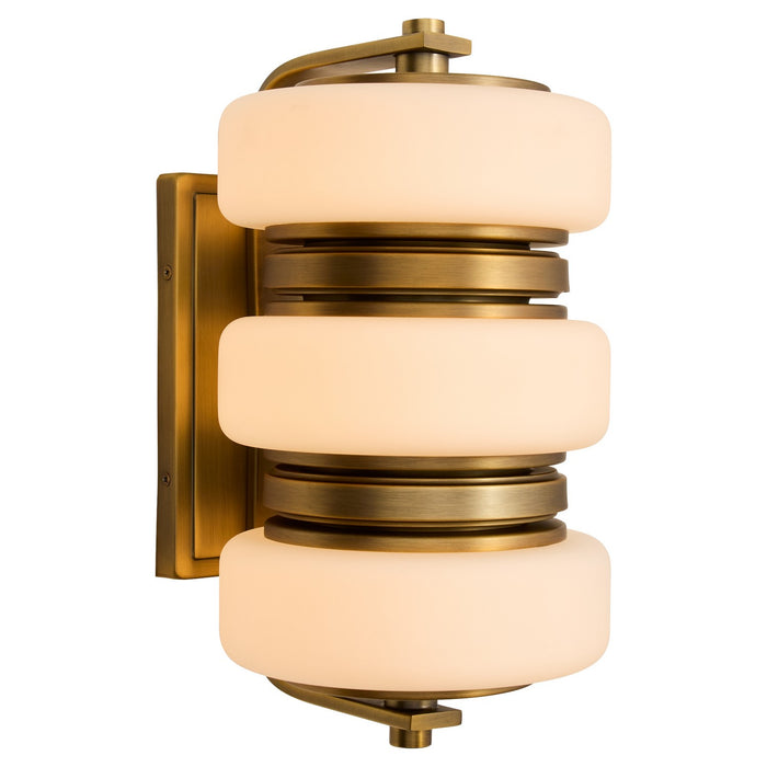 Myhouse Lighting Quorum - 3-40-56 - LED Wall Mount - Favo - Brushed Brass