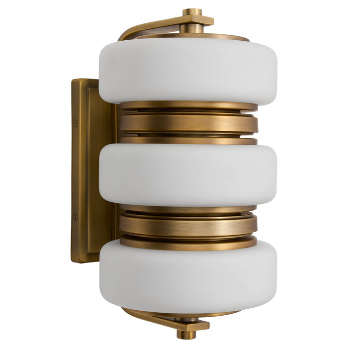 Myhouse Lighting Quorum - 3-40-56 - LED Wall Mount - Favo - Brushed Brass
