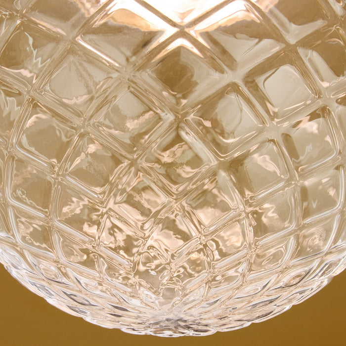 Myhouse Lighting Quorum - 990-5947 - LED Pendant - Genevieve - Matte Black|Brushed Brass