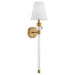 Myhouse Lighting Quorum - 538-1-47 - One Light Wall Mount - Cetro - Brushed Brass