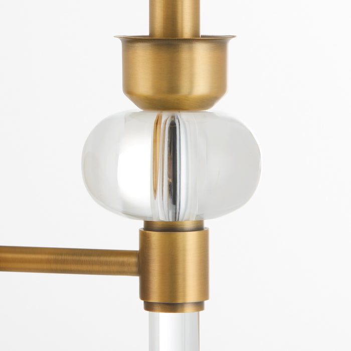 Myhouse Lighting Quorum - 538-1-47 - One Light Wall Mount - Cetro - Brushed Brass