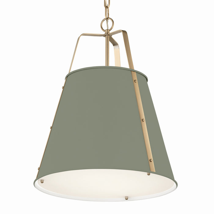 Myhouse Lighting Kichler - 52711HGN - Two Light Pendant - Etcher - HERITAGE GREEN