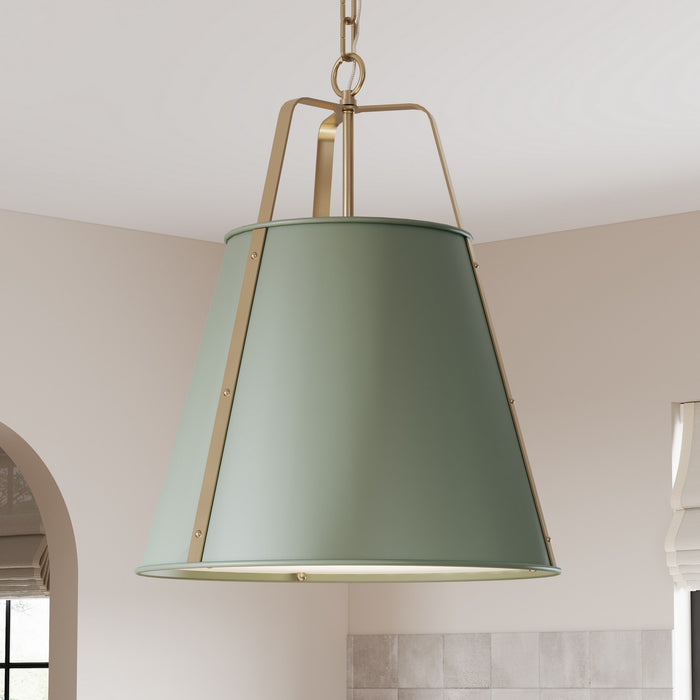 Myhouse Lighting Kichler - 52711HGN - Two Light Pendant - Etcher - HERITAGE GREEN