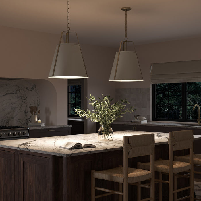 Myhouse Lighting Kichler - 52711GRG - Two Light Pendant - Etcher - Greige