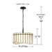 Myhouse Lighting Quoizel - ANN1816MBK - Three Light Pendant - Annabelle - Matte Black