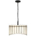 Myhouse Lighting Quoizel - ANN1816MBK - Three Light Pendant - Annabelle - Matte Black