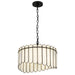 Myhouse Lighting Quoizel - ANN1816MBK - Three Light Pendant - Annabelle - Matte Black