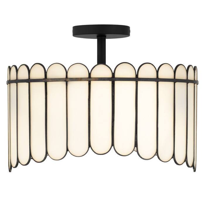 Myhouse Lighting Quoizel - ANN1816MBK - Three Light Pendant - Annabelle - Matte Black