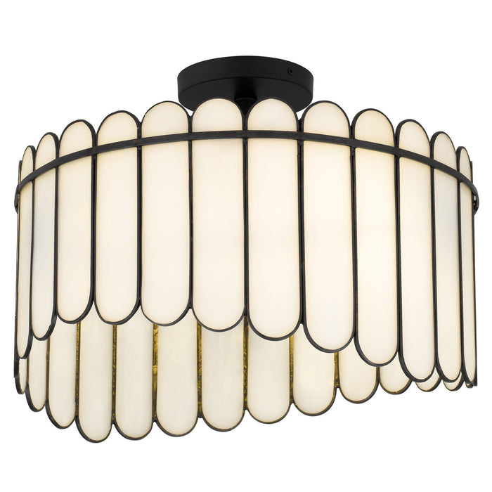 Myhouse Lighting Quoizel - ANN1816MBK - Three Light Pendant - Annabelle - Matte Black