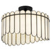 Myhouse Lighting Quoizel - ANN1816MBK - Three Light Pendant - Annabelle - Matte Black